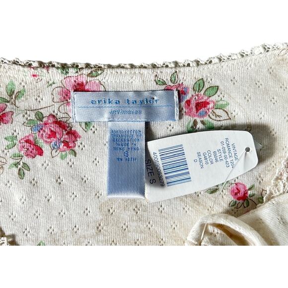 Erika Taylor Intimidates Small Cotton Pointer Floral Crotchet Trim Set NEW - Picture 7 of 7